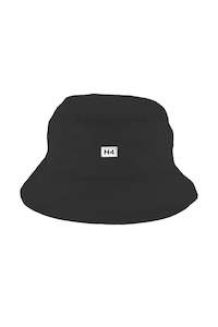 Clothing: HUFFER Relaxed Drill Bucket Hat Black