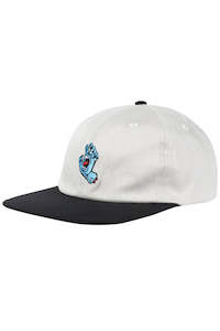 SANTA CRUZ Screaming Hand Cap 6 Panel Concrete