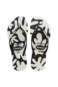 HAVAIANAS Slim Print Coral Black 0090