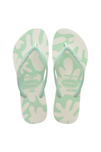 HAVAIANAS Slim Print Coral Coast Green 9338