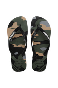 HAVAIANAS Top Camu Olive Green Black 6132