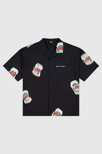 HUFFER Crushing It Box Party Shirt Black