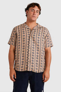 RVCA Daisied Shirt Warm Taupe