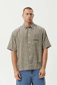 AFENDS Gambet Ss Shirt Sand