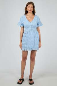 ALL ABOUT EVE Maude Mini Dress Ocean