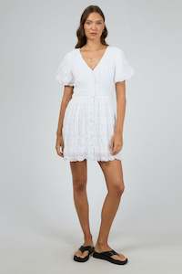 ALL ABOUT EVE Maude Mini Dress White