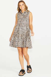 Clothing: SASS Wyatt Sleeveless Dress Vintage Animal