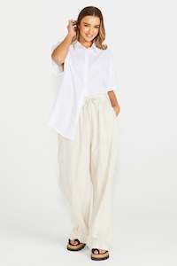 SASS Odell Pant Natural Stripe