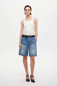 Clothing: NEUW Echo Relaxed Short Sonic Mid Vintage Indigo