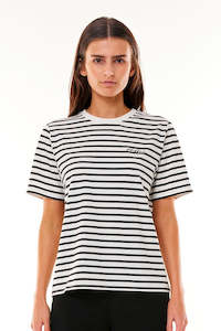 HUFFER Oui Oui Classic Tee Black Chalk