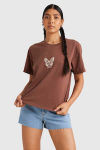 RVCA Hazel Easy Tee Hazelnut