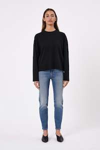 NEUW Juno Long Sleeve Washed Black