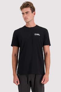 MONS ROYALE Mens Icon T Shirt Acc Lock Up Black