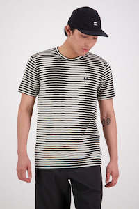 MONS ROYALE Mens Icon T Shirt Mr Stripe