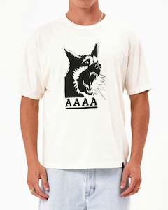 ABRAND Doghouse Tee Ghost White