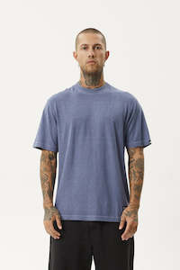 AFENDS Classic Retro Fit Tee Washed Marlin