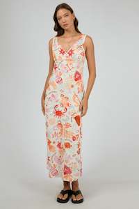 Clothing: ALL ABOUT EVE Tyra Maxi Dress Vintage White