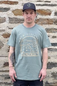 BASE Roys Peak Staple Tee Mens Sage Clay