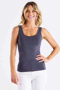 BETTY BASICS Emma Scoop Tank Steel