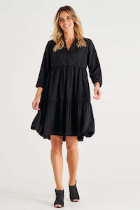 BETTY BASICS Georgiana Dress Black