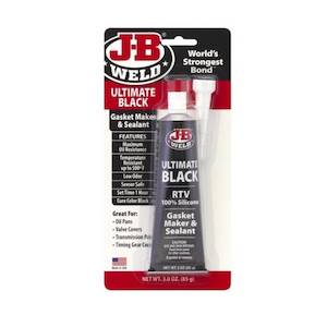 GASKET MAKER Black RTV Silicone JB Ultimate  85gm