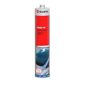 WINDSCREEN WINDOW ADHESIVE Black 290ml  Wurth Tube