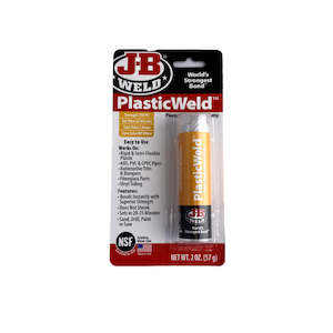 Adhesives: PLASTICWELD JB Plastic Repair Epoxy Putty 57g