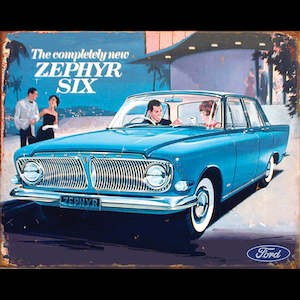 TIN SIGN Ford  Zephyr Six Mk3