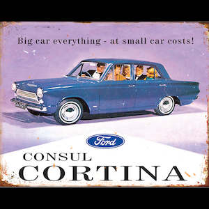 TIN SIGN Ford Cortina Mk1