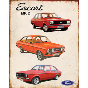 TIN SIGN  Ford Escort Mk2