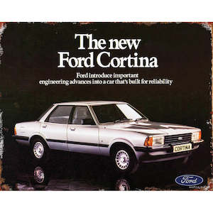 TIN SIGN Ford Cortina Mk4