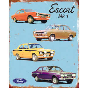 TIN SIGN Ford Escort Mk1