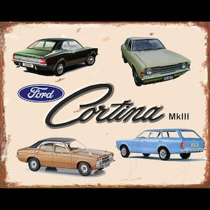 TIN SIGN Ford Cortina Mk3