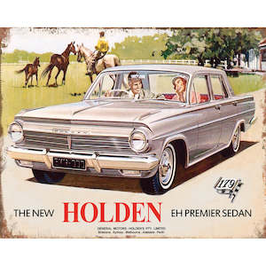 TIN SIGN Holden EH Premier