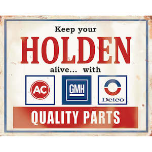 TIN SIGN Holden AC Delco