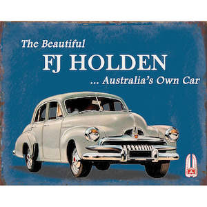 TIN SIGN Holden FJ