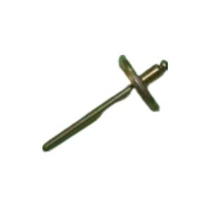 Austin: MOULDING CLIP 15.8mm Rivet Type Tuckers Round Ford Austin