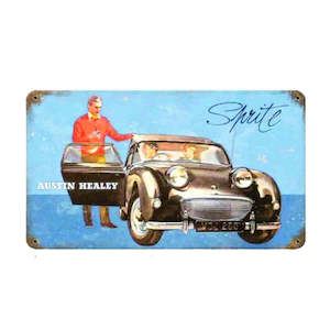 Austin Healey Sprite: TIN SIGN Healey Sprite