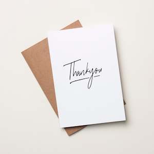 Thankyou Card - By the Aroha Project