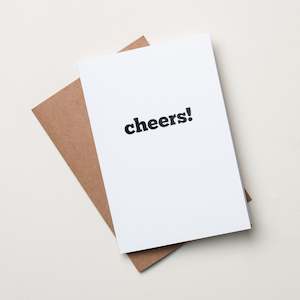 'Cheers' Card - By the Aroha Project