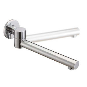 Plumbline Tube Wall Mounted Swivel Bath Spout