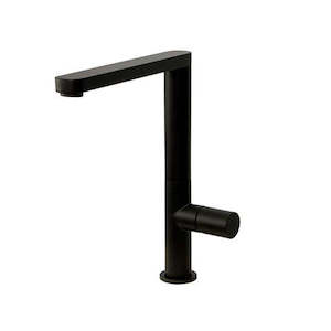 MODERN SWIVEL VESSEL BASIN MIXER BLACK