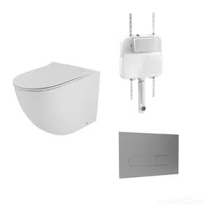 CODE ZEN RIMLESS FLOOR STANDING INWALL TOILET SUITE