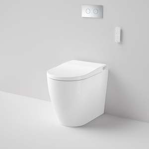 CAROMA URBANE II BIDET CLEANFLUSH INWALL TOILET SUITE