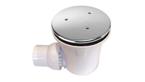 Bathroom and toilet fitting: AQUAKNIGHT EASY CLEAN SHOWER WASTES (DOME LID) -3 COLOURS