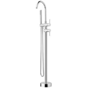 VODA FLOOR MOUNTED BATH FILLER WITH MIXER & HAND SHOWER