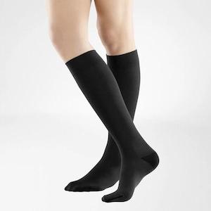 VenoTrain Business Compression Stockings, Knee High, Class 1, Closed Toe, Black