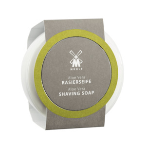 Shaving: MUHLE  Aloe Vera Shaving Soap in Porcelain Bowl