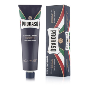 PRORASO BLUE Protective Shaving Cream TUBE 150ml