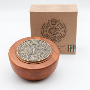 CAPTAIN FAWCETT Scapicchio Shaving Soap in Wooden Bowl 110g